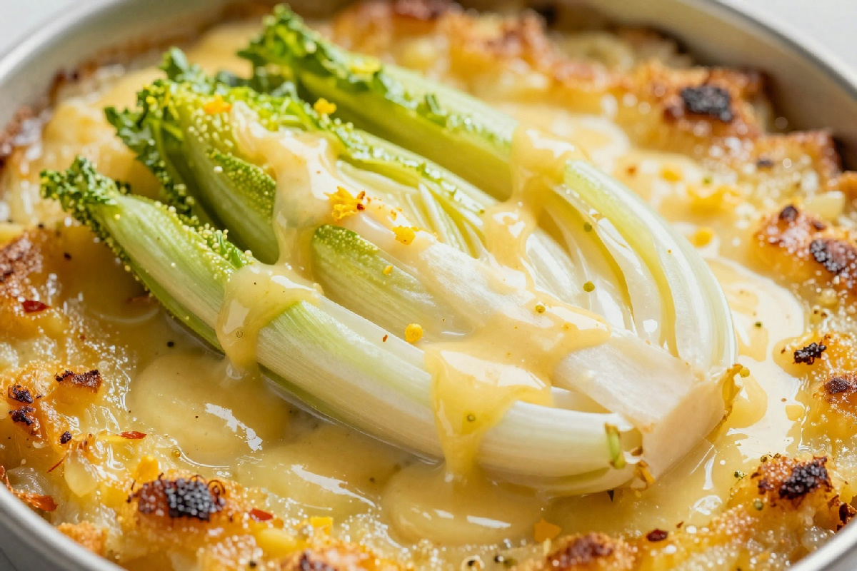 Preparare l'indivia belga in besciamella e zafferano: un piatto raffinato per ogni occasione